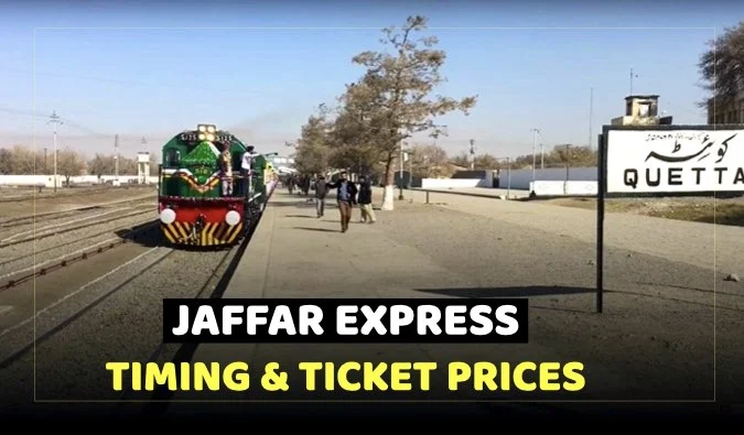 Jaffar Express Train Timing and Ticket Price