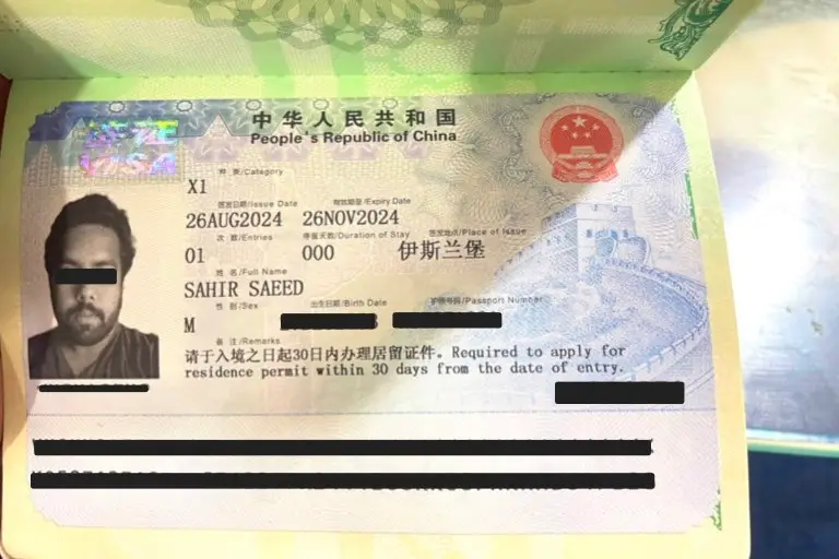 My China Visa